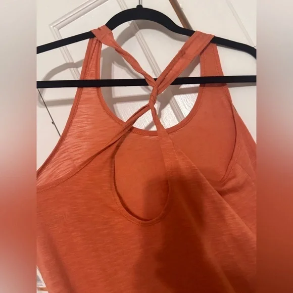 Becca It's a Breeze Twist Back Cover-Up Dress in Orange - Picture 6 of 7